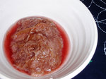 赤ズイキの酢の物