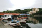 流れ船と満天橋と屋久島山荘ホテル