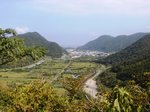 山から見る一湊の町