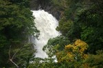 増水した雷神滝